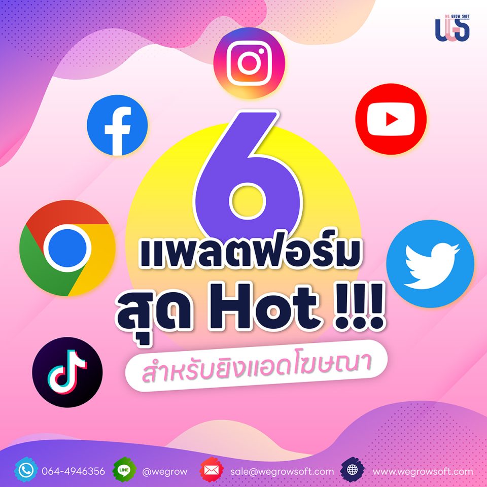 ลงลึก “ยิงแอดโฆษณา” ทั้ง 5 แพลตฟอร์มสุด Hot !!!